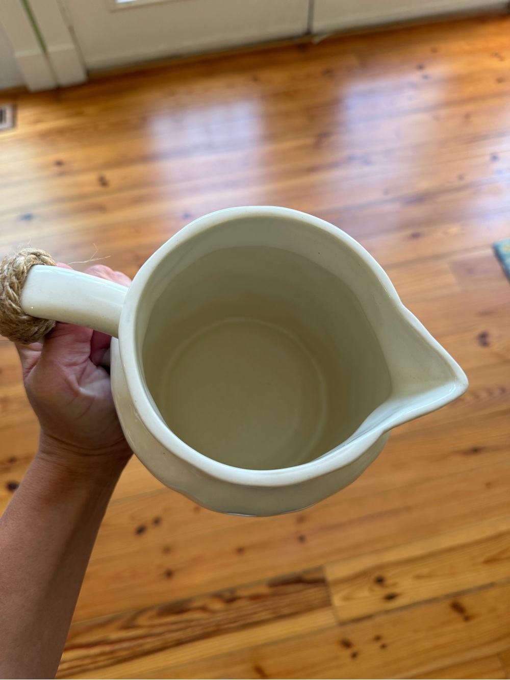 Mud Pie Drink Like A Fish Hand-Painted Ceramic Pitcher - Picture 2 of 5